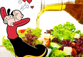 Olive Oil and Salad