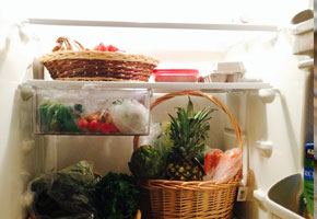 a clean refrigerator