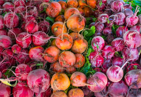 Colorful Beets At The Hollywood Farmer's Market
