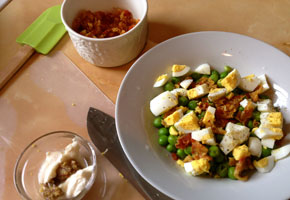 Kid Friendly Pea and Egg Salad Recipe