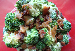 Broccoli Salad with Bacon and Golden Raisins