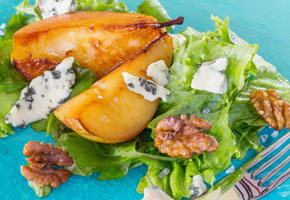Pear, Walnut and Blue Cheese Salad